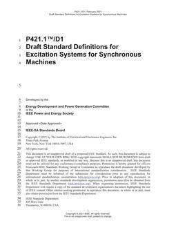 IEEE P421.1