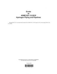 ASME B31.12-2019 Errata 1