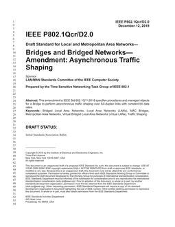 IEEE 802.1Qcr-2020