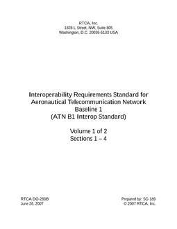 RTCA DO-280B Volume 1 &amp; 2