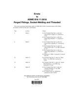 ASME B16.11-2016 Errata