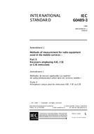 IEC 60489-3 Amd.1 Ed. 2.0 en:1999