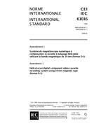 IEC 61016 Amd.1 Ed. 1.0 b:1999